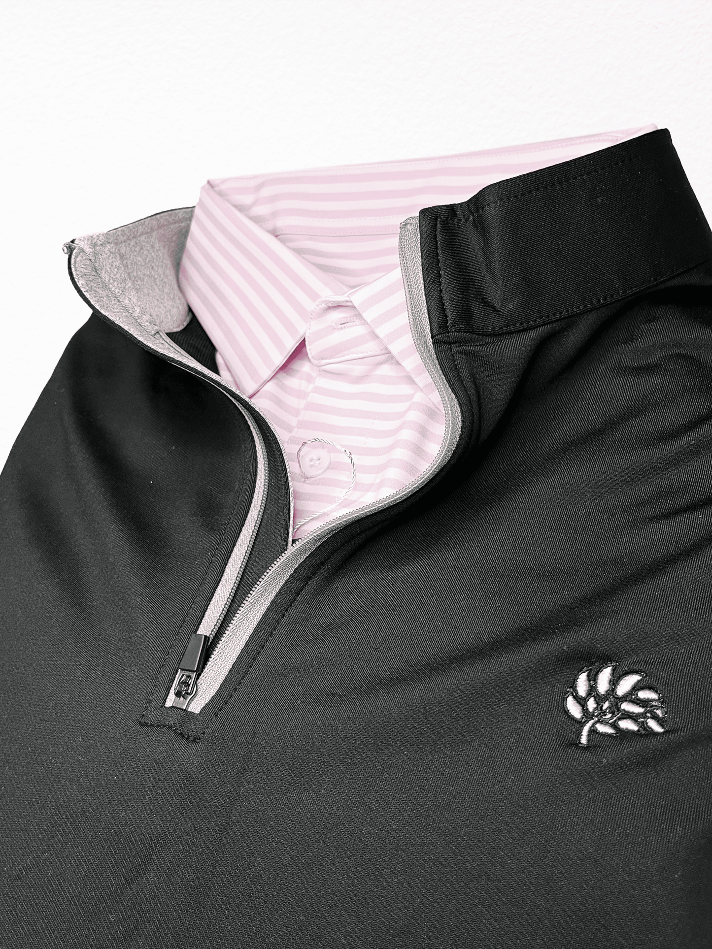 Heathered Black Performance Q-Zip